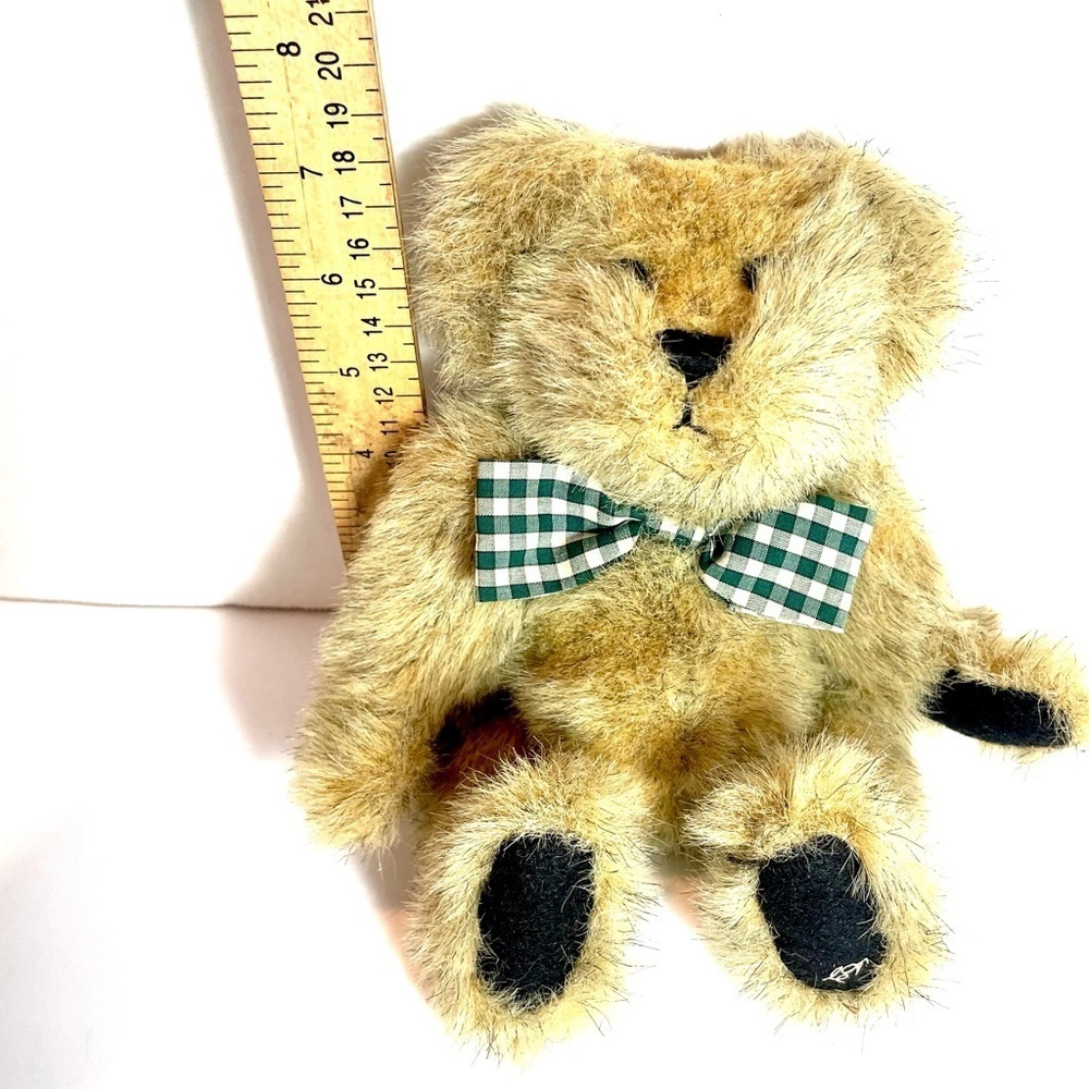 Ganz Cottage Collectibles “Dennis” Brown Teddy Bear w/ Bow Plush Vintage Style - Picture 11 of 11